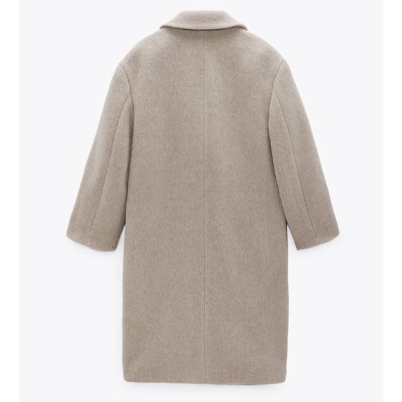 Zara Manteco Wool Blend Coat - Picture 5 of 6